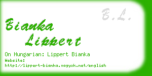 bianka lippert business card